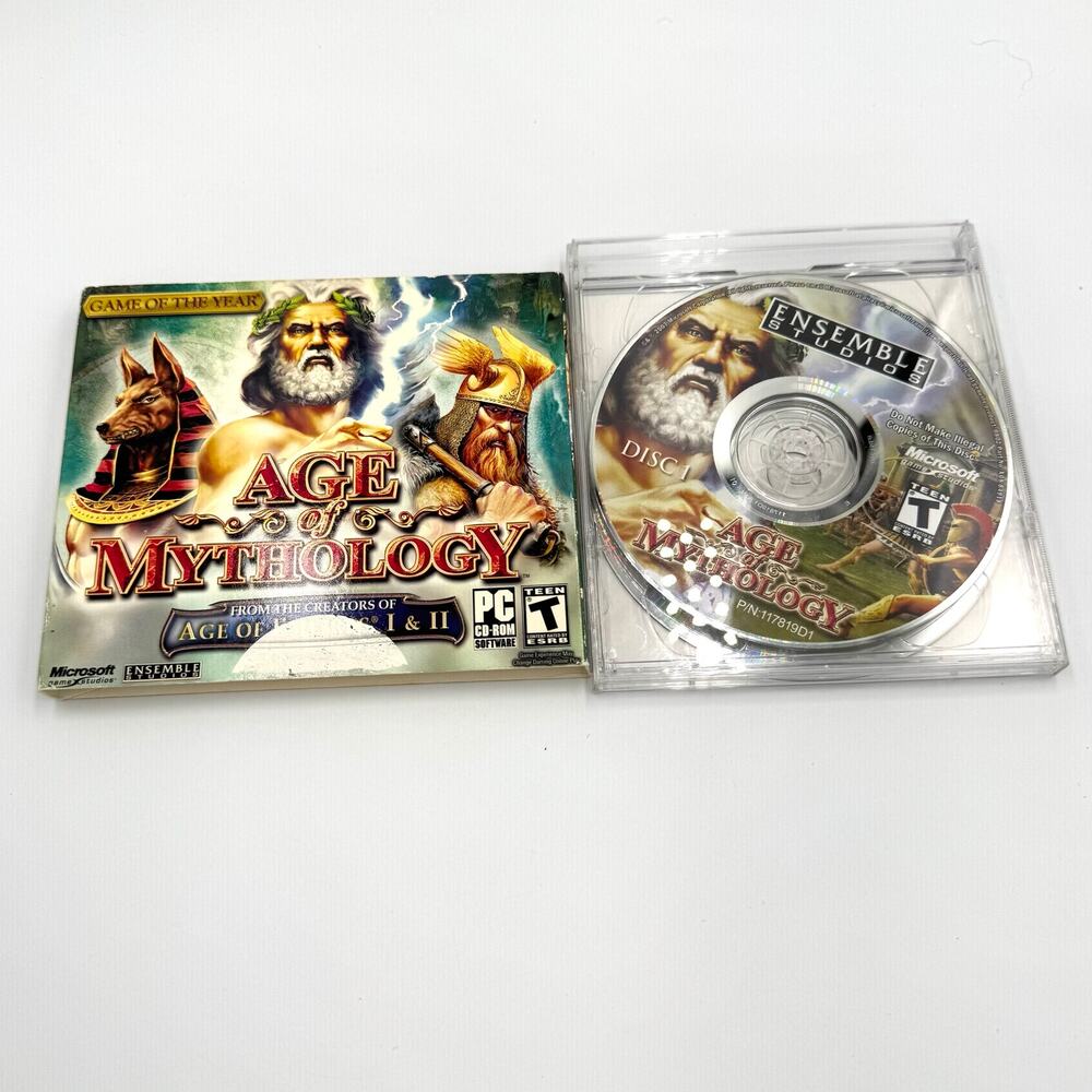 Age of Mythology PC Game Complete CIB Game Of The Year Edition PC CD-ROM